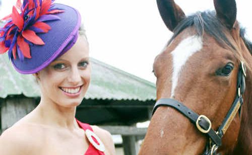 The 2010 Warwick Cup ambassador Laura Geitz with Canning Downs racehorse Cianara. The 2010 Warwick Cup ambassador Laura Geitz with Canning Downs racehorse Cianara.